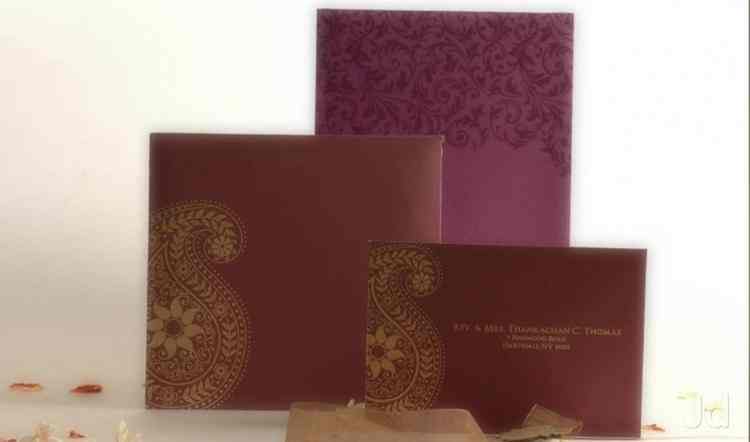 Creative Wedding Invitation In Chenn Matik Wedding Invitation Card