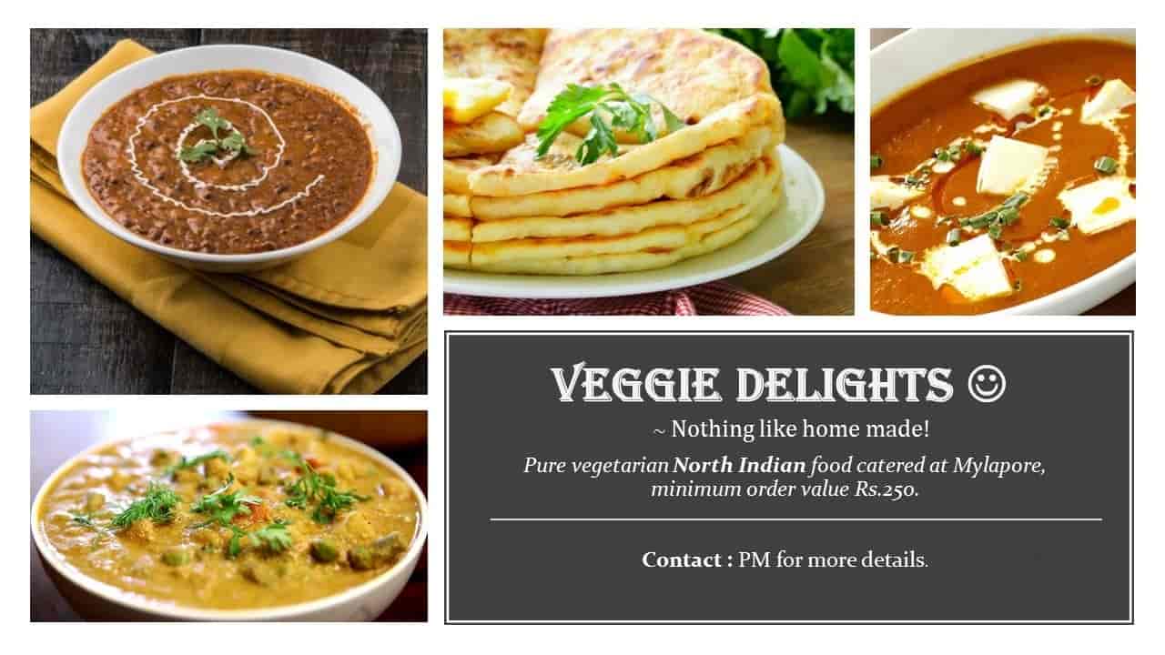 Veggie Delights Catering Services Photos Mylapore Chennai Visiting Card Veggie Delights Catering Services Photos Mylapore Chennai Caterers