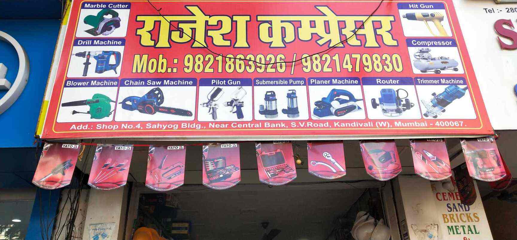 Rajesh Compressor Machinery Kandivali West Power Tool
